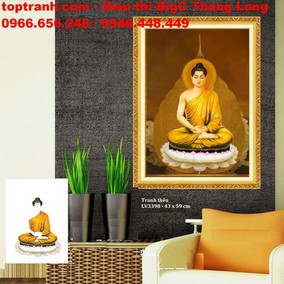 Tranh thêu Phật thích ca mâu ni